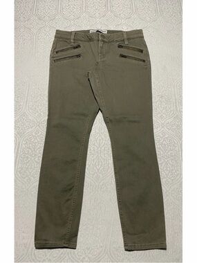 Express Jeans Olive Green Ankle Pants